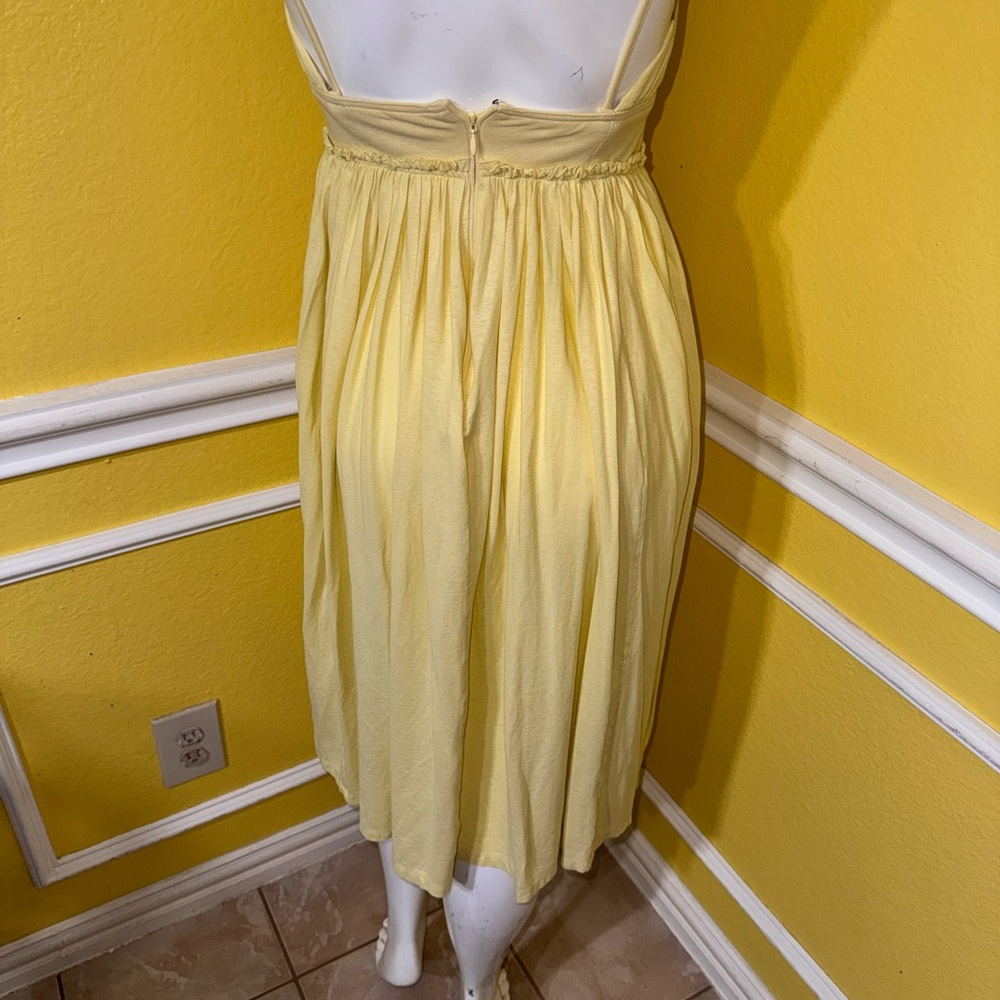 Ulla Johnson Light Yellow Midi Dress - Picture 14 of 14